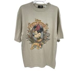 Vintage Disney Originals T-Shirt Explore With Mickey Field Mouse Pluto Size M